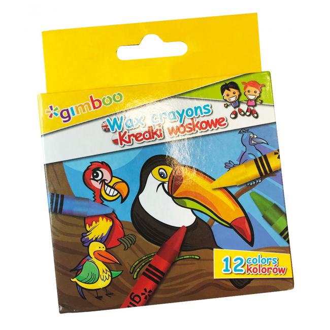 [DO242529] Voskovky 12 farieb Gimboo