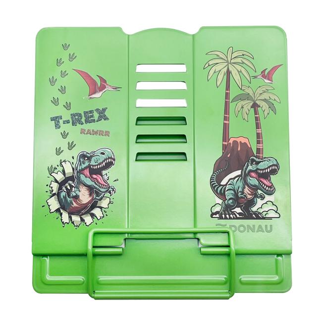[DO340005] Stojan na knihy DONAU kovový, motív T-REX