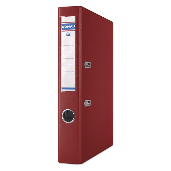 Zakladač pákový DONAU Master, kartón a fólia, A4/50 mm, bordový