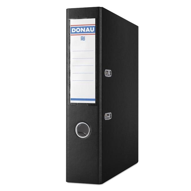 [DO397001] Zakladač pákový DONAU Master, kartón a fólia, A4/75 mm, čierny