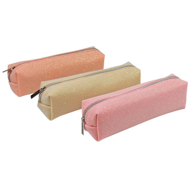 [DO466299] Puzdro na perá DONAU glitrové, mix farieb