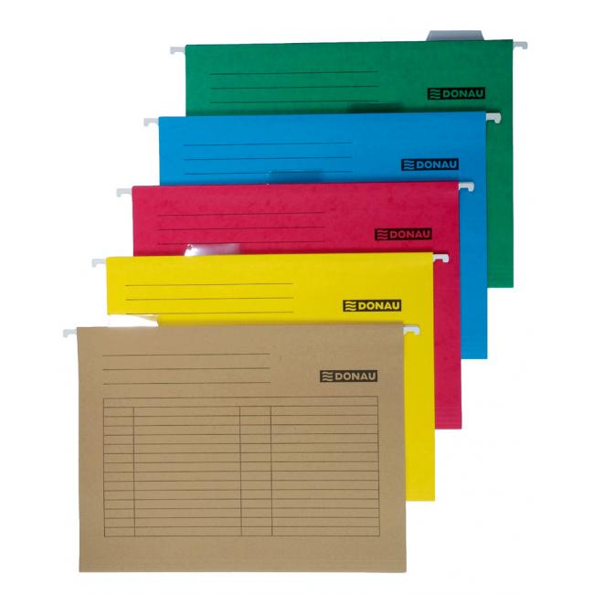 [DO741011] Závesný obal DONAU žltý 25 ks