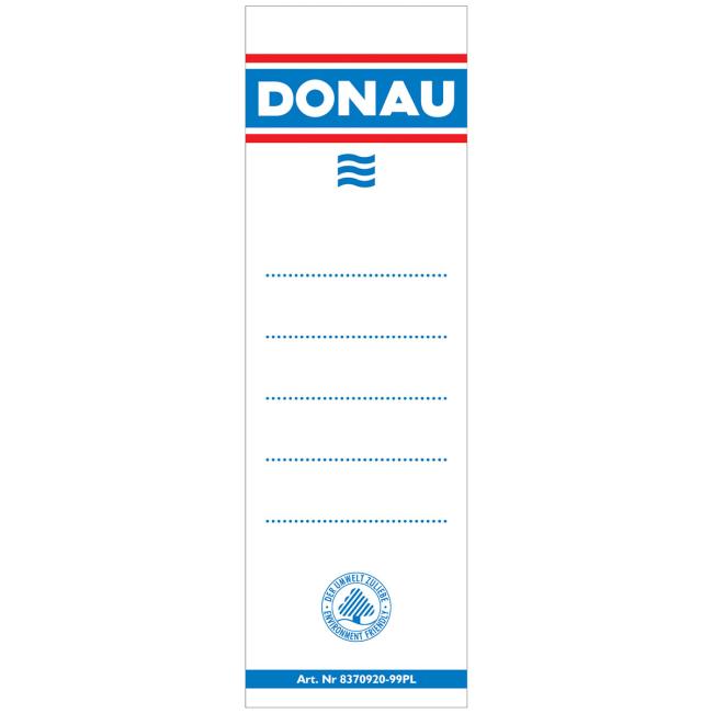 [DO837009] Štítok chrbtový násuvný pre zakladače 48x153mm biely