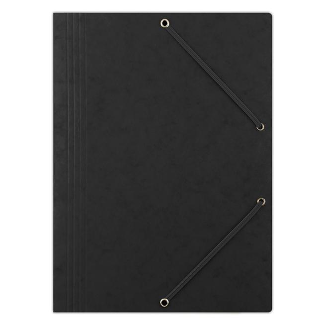 [DO864301] Prešpánový obal s gumičkou DONAU čierny