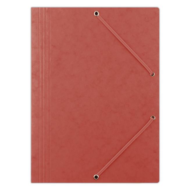 [DO864304] Prešpánový obal s gumičkou DONAU červený