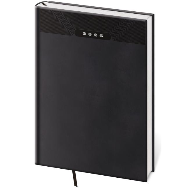 [DP412-1] Diár Print classic denný A4 21x29,7cm čierny 2026