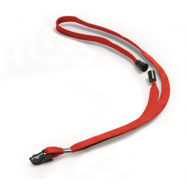 [DU811903] Závesný remienok DURABLE 10mm červený 10ks