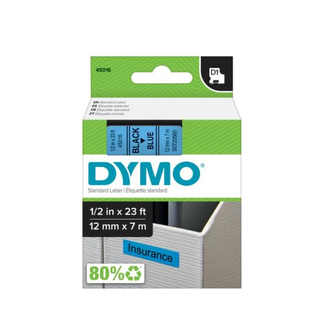 [DY720560] Samolepiaca páska Dymo D1 12 mm modrá/čierna