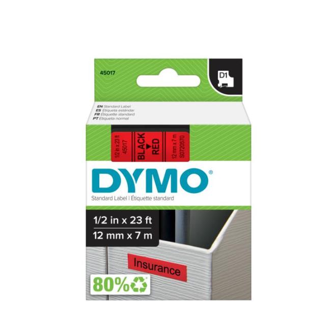 [DY720570] Samolepiaca páska Dymo D1 12 mm červená/čierna