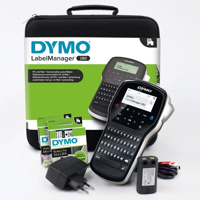 [DY968990] Dymo LM 280 tlačiareň štítkov kufríková sada