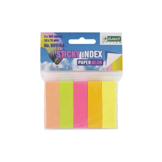 [EC009144] Indexové záložky 15x50mm papierové