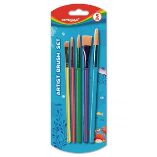 Sada štetcov KEYROAD, blister 5 ks, mix tvarov, mix farieb