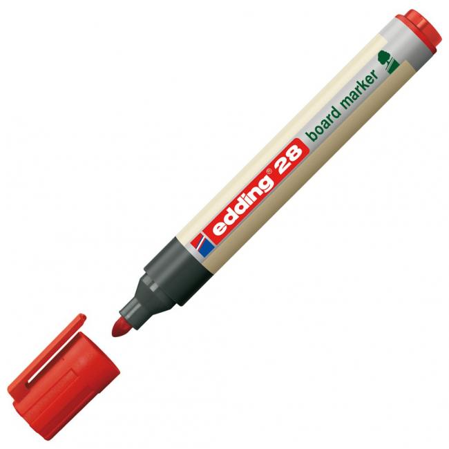 [ED002802] Popisovač na tabule edding 28 červený