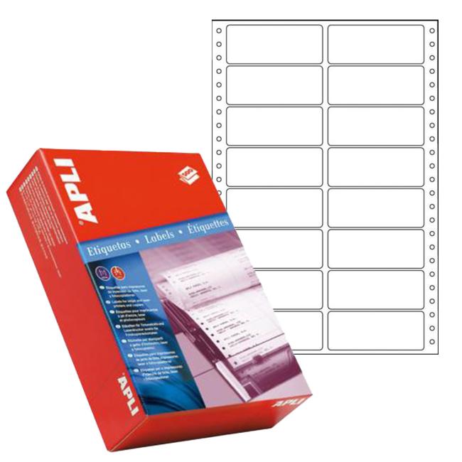 [AG120021] Etikety tabelačné 89x36,1mm APLI 2 radové