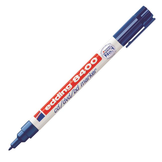 [ED840003] Popisovač na CD/DVD/BD edding 8400 modrý