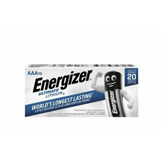 [EN000998] Batéria Energizer Ultimate Lithium AAA lítiová mikrotužková 10 ks