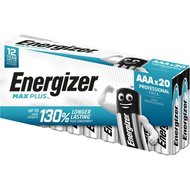 [EN076432] Batéria Energizer Max Plus AAA alkalická mikrotužková 20 ks