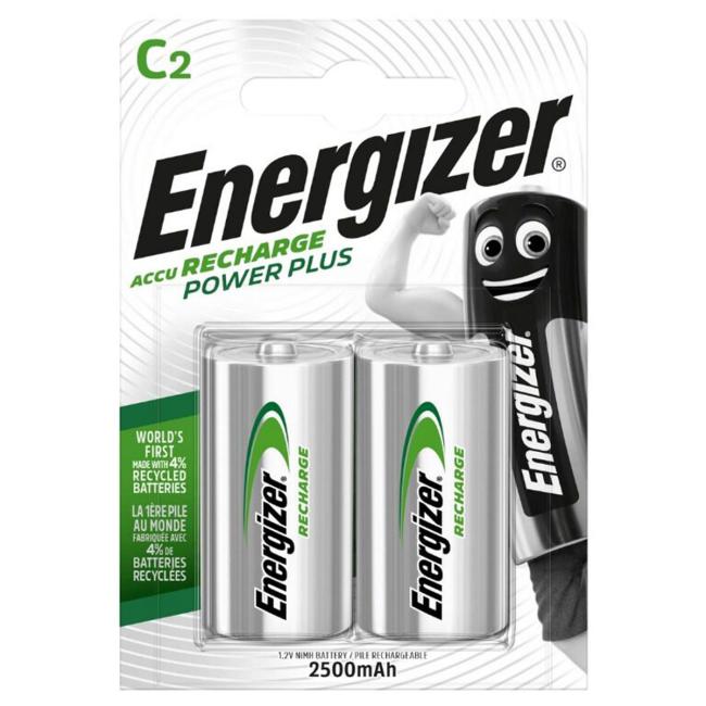 [EN635674] Batéria Energizer malý monočlánok nabíjateľná 2500 mAh HR14 / 2 ks