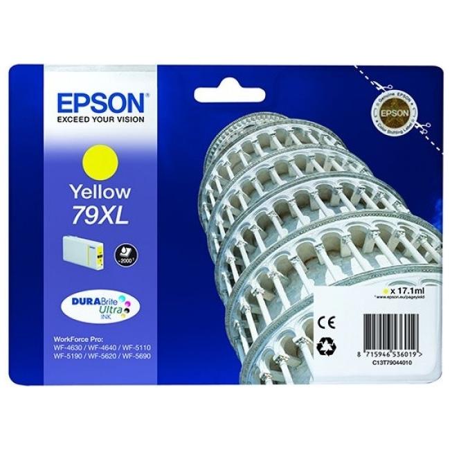 Atramentová náplň Epson C13T790440 yellow XL 79XL pre WF-5620/5690/5190/5000 (2.000 str.)