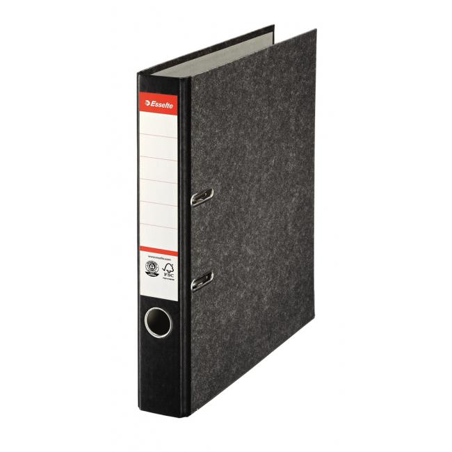 [ES056997] Zakladač pákový Esselte Mramor 5cm čierny
