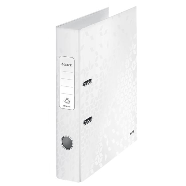 [ES060001] Zakladač pákový Leitz 180° WOW 5cm perleťovo biely