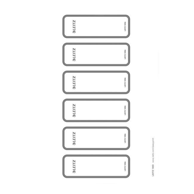 [ES169385] Chrbtové štítky potláčatelné pre zakladače Leitz 180° WOW šírka chrbta 50 mm