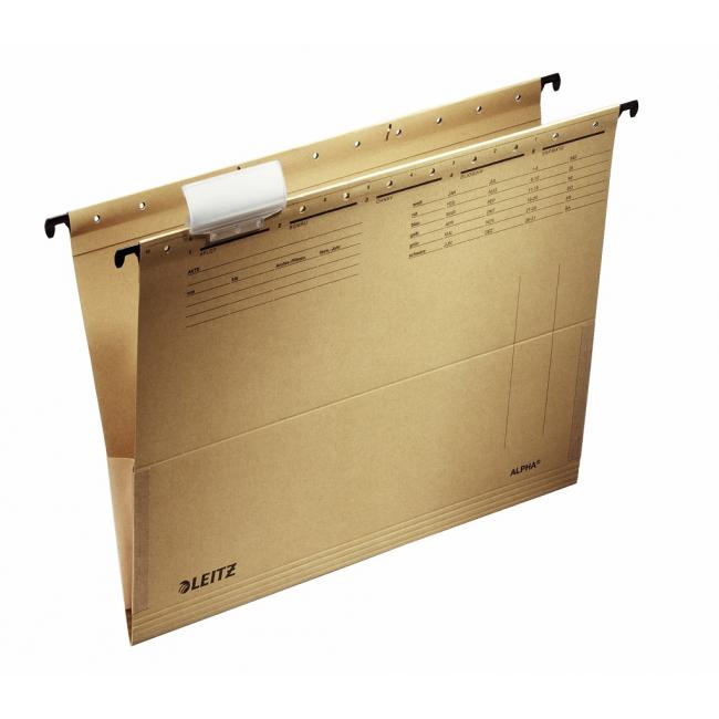 [ES191600] Závesný obal Leitz ALPHA s bočnicami hnedý