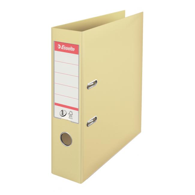 [ES218630] Zakladač pákový Esselte No.1 celoplastový 7,5cm Naturele krémový