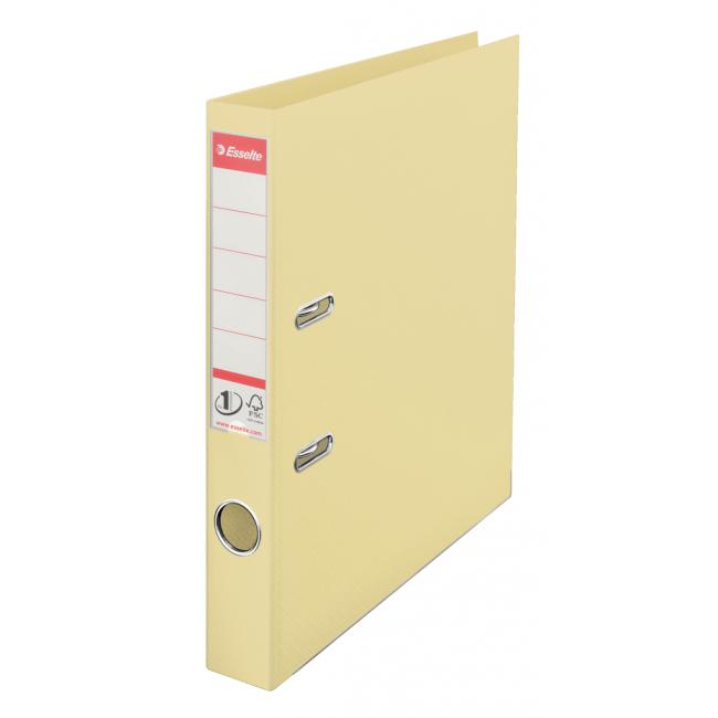 [ES218700] Zakladač pákový Esselte No.1 celoplastový 5cm Naturele krémový