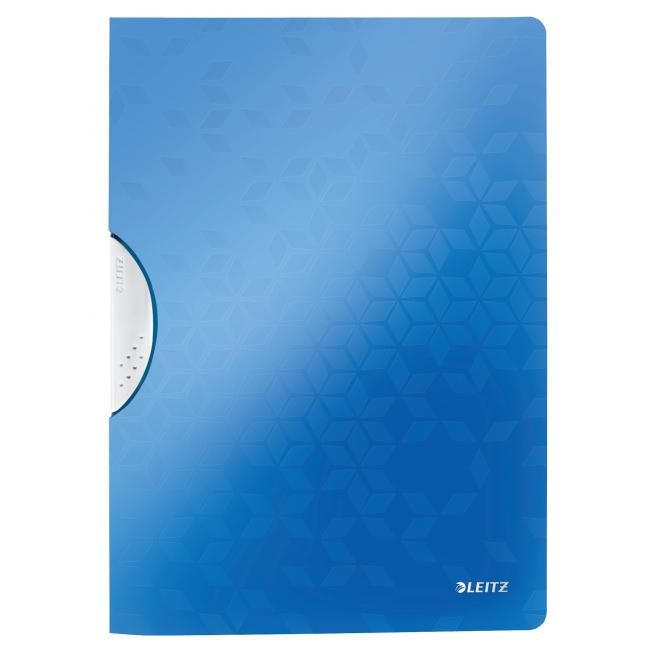 [ES418536] Obal s klipom plastovým Leitz WOW modrý