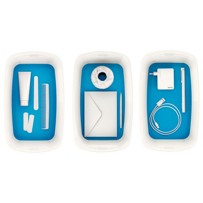 [ES522936] Úložný box s vekom Leitz MyBox, veľkosť S biela/modrá