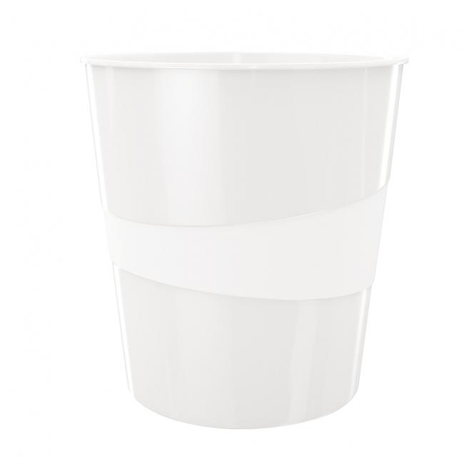 [ES527801] Kôš plastový Leitz WOW 15 ℓ biely