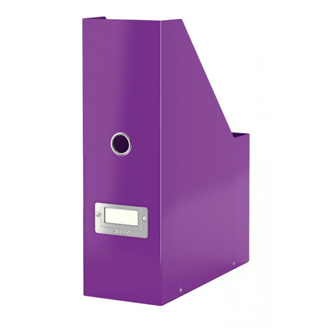 [ES604762] Stojan na časopisy Leitz Click & Store purpurová