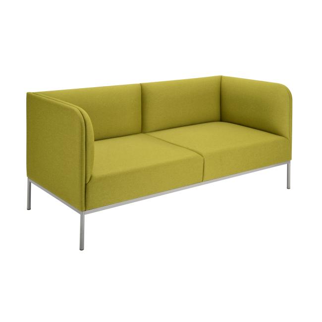 Trojsedačka Soft, š. 190 cm, zelená Bombay 38, sivá konštrukcia