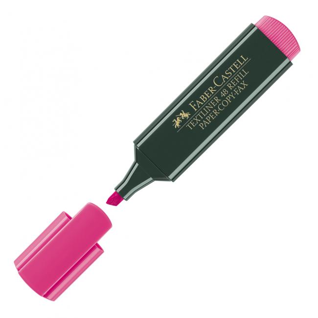 Zvýrazňovač FABER-CASTELL Textliner 1548 ružový
