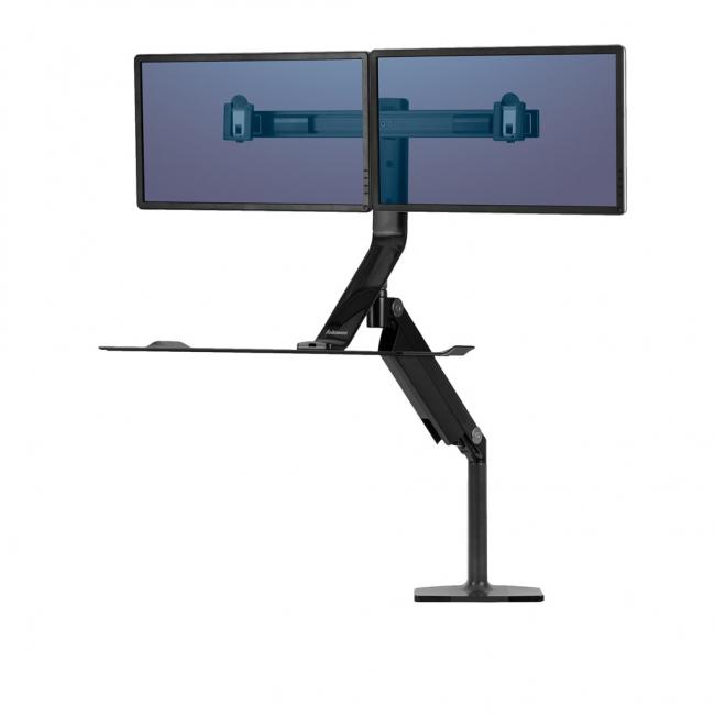 [FE000980] Polohovateľný stojan Sit-Stand Extend pre 2 monitory