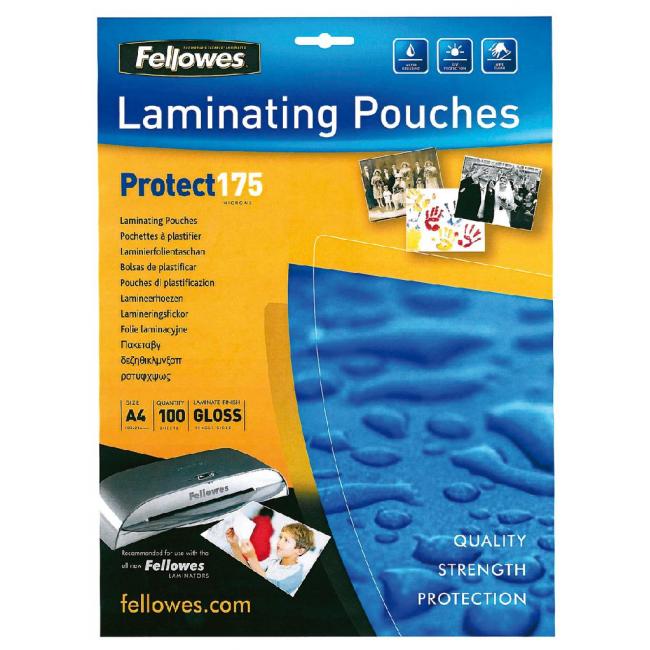 [FE530870] Laminovacie fólie Fellowes 216x303 A4 175mic