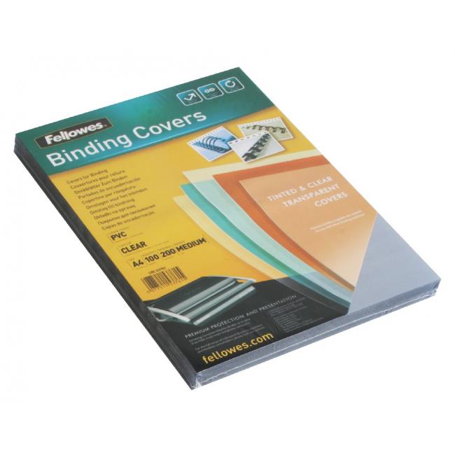 [FE537640] Plastové obálky na krúžkovú väzbu Prestige A3 200 mic. číre