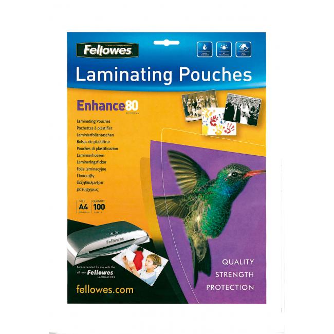 [FE545210] Laminovacie fólie Fellowes 216x303 A4 80mic matné