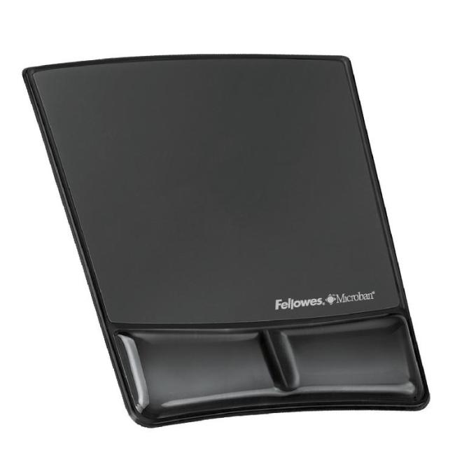 [FE918230] Podložka pod myš s opierkou zápästia Health-V čierna