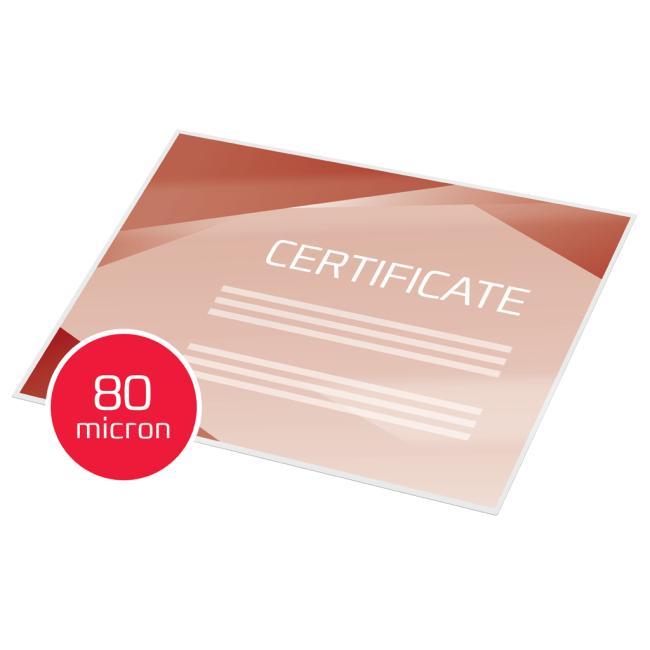 [GB049033] Laminovacie fólie GBC 216x303 pre rýchlu lamináciu, 80 mic (100)