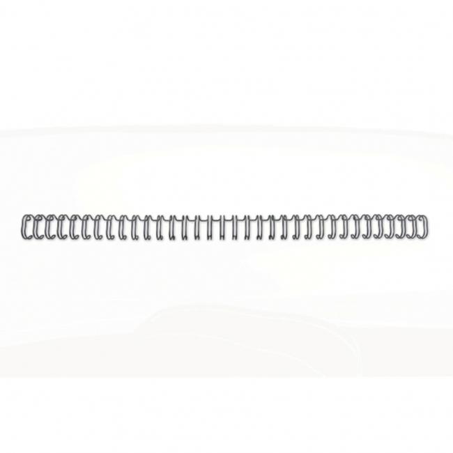 [GB810610] Drôtové hrebene GBC 9,5mm čierne 3:1