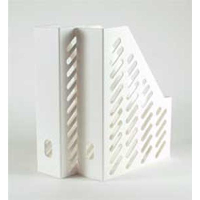 [HA160012] Stojan na časopisy KLASSIK biely 2ks