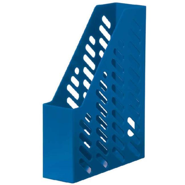 [HA160114] Stojan na časopisy KLASSIK modrý 10 ks