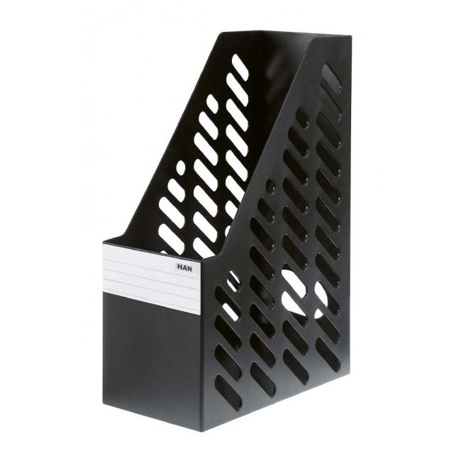 [HA160313] Stojan na časopisy KLASSIK XXL čierny 2ks