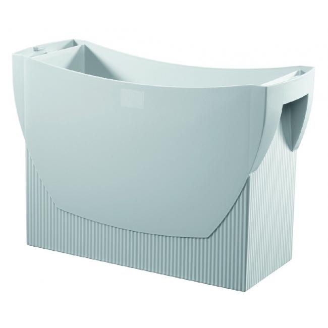 [HA190011] Prenosný box na závesné obaly HAN SWING bez veka sivý