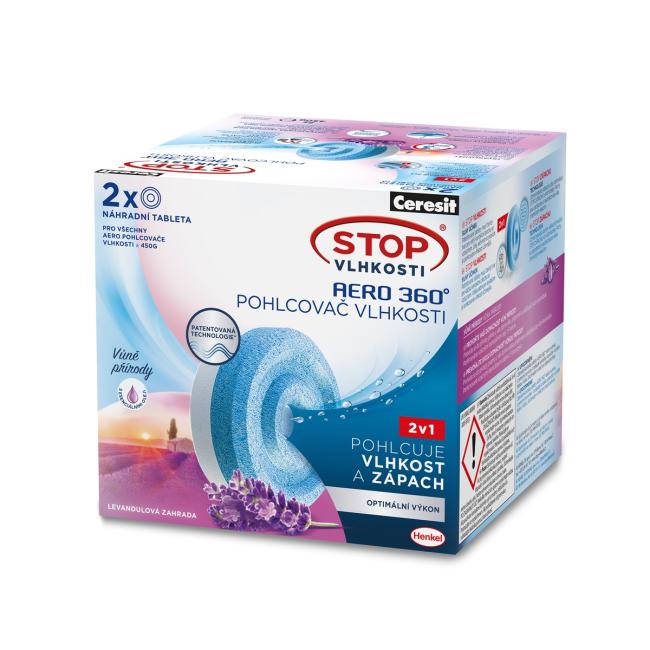 [HK111228] Ceresit Stop vlhkosti - 2tablety AERO levanduľa 2x450g