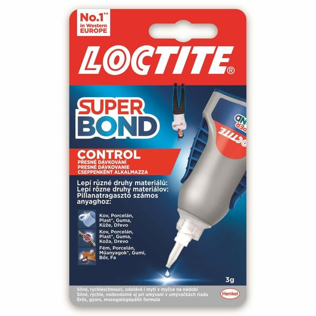 Sekundové lepidlo Loctite Super Bond Control 3 g