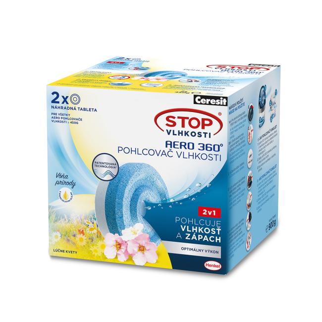 [HK629455] Ceresit Stop vlhkosti - 2tablety AERO lúčne kvety 2x450g
