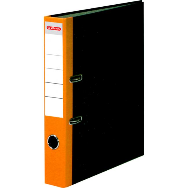 [HL016601] Zakladač pákový Herlitz Mramor 5cm žltý